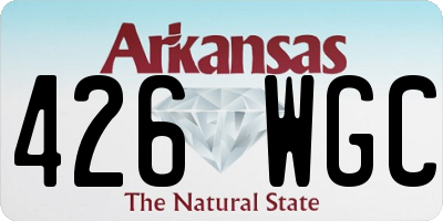 AR license plate 426WGC