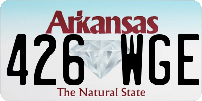 AR license plate 426WGE