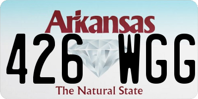 AR license plate 426WGG