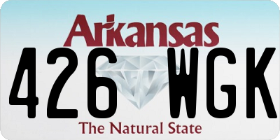 AR license plate 426WGK