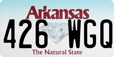 AR license plate 426WGQ