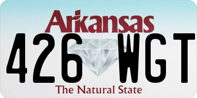 AR license plate 426WGT