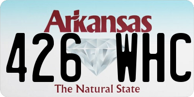 AR license plate 426WHC
