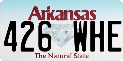 AR license plate 426WHE