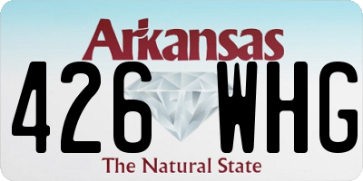 AR license plate 426WHG