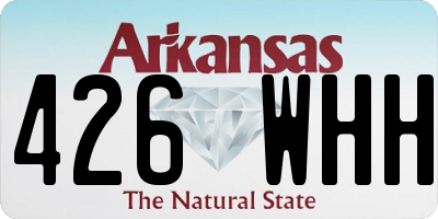 AR license plate 426WHH
