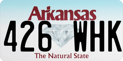 AR license plate 426WHK