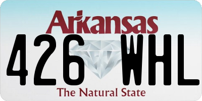 AR license plate 426WHL