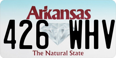 AR license plate 426WHV