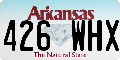 AR license plate 426WHX