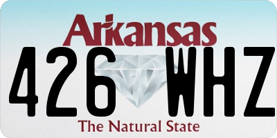 AR license plate 426WHZ