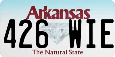 AR license plate 426WIE
