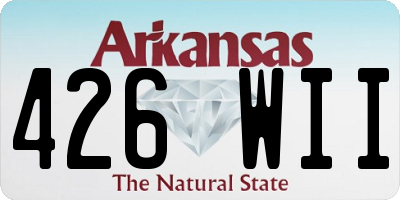 AR license plate 426WII