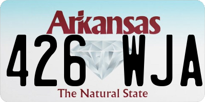 AR license plate 426WJA