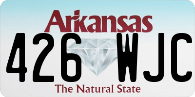 AR license plate 426WJC
