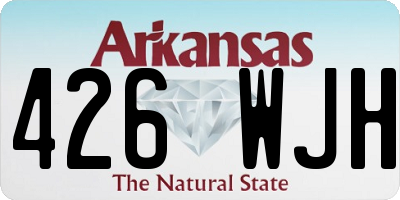 AR license plate 426WJH