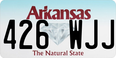 AR license plate 426WJJ