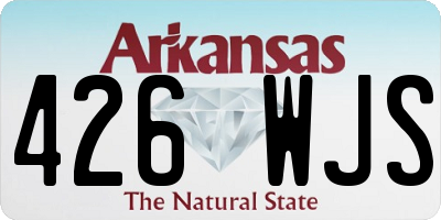 AR license plate 426WJS