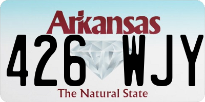 AR license plate 426WJY