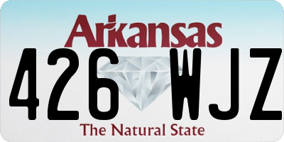 AR license plate 426WJZ