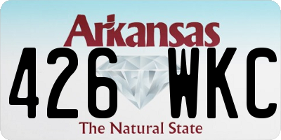 AR license plate 426WKC