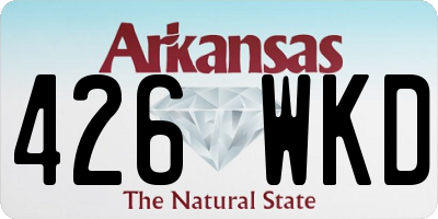 AR license plate 426WKD