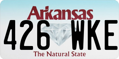AR license plate 426WKE
