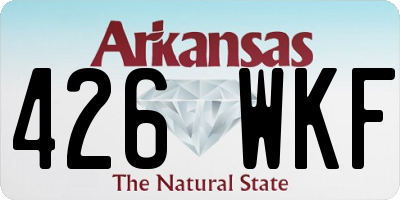 AR license plate 426WKF