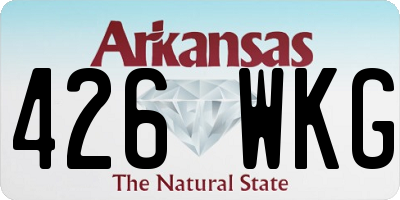 AR license plate 426WKG
