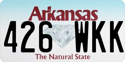 AR license plate 426WKK