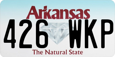 AR license plate 426WKP