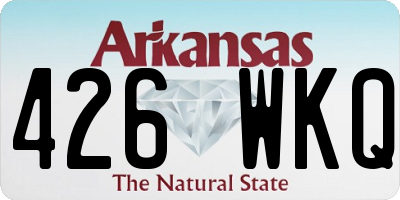 AR license plate 426WKQ
