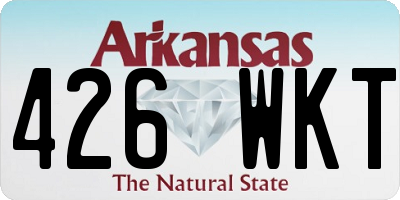 AR license plate 426WKT