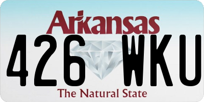 AR license plate 426WKU