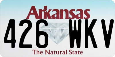 AR license plate 426WKV