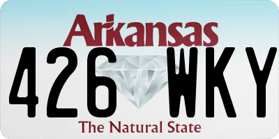 AR license plate 426WKY