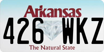 AR license plate 426WKZ