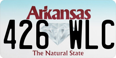 AR license plate 426WLC
