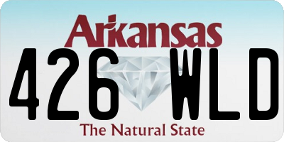 AR license plate 426WLD