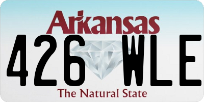 AR license plate 426WLE