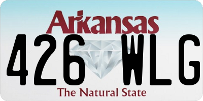 AR license plate 426WLG