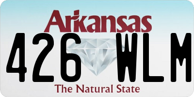 AR license plate 426WLM