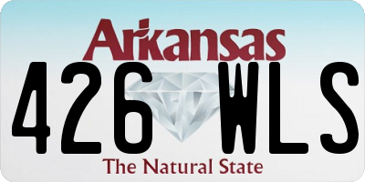 AR license plate 426WLS