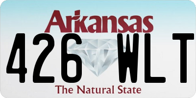 AR license plate 426WLT