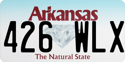 AR license plate 426WLX