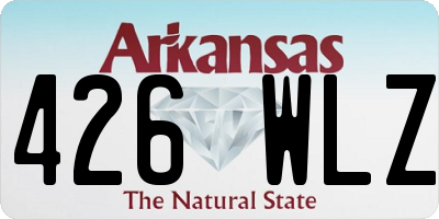 AR license plate 426WLZ