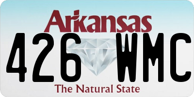 AR license plate 426WMC