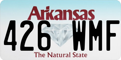 AR license plate 426WMF