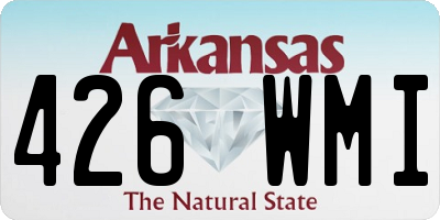 AR license plate 426WMI