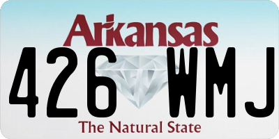 AR license plate 426WMJ